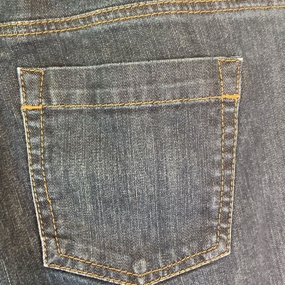 Ann Taylor Size 12P Petite Curvy Fit Dark Blue Jeans - Picture 4 of 8